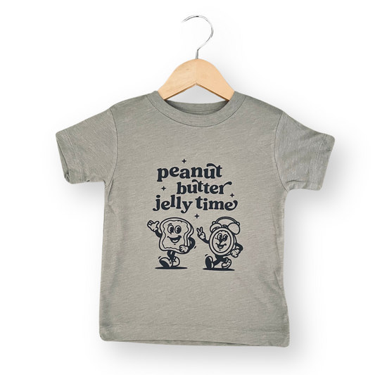 toddler boys t-shirt, toddler boys clothing, toddler boys style, peanut butter jelly time, Playground Originals