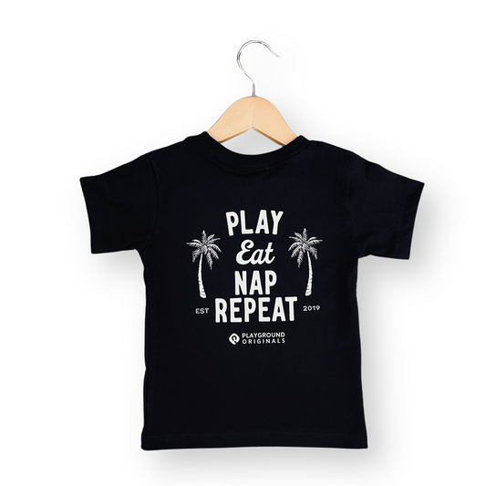 toddler boys t-shirt, toddler boys clothing, toddler boys style, play eat nap repeat, Playground Originals