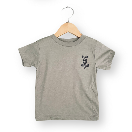 toddler boys t-shirt, toddler boys clothing, toddler boys style, play eat nap repeat, Playground Originals