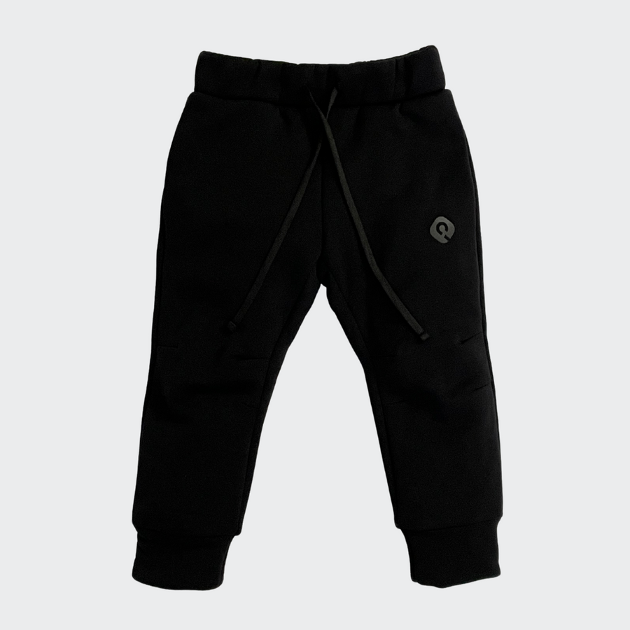 Playground Originals | Kids Streetwear Ultra soft and ultra durable kids joggers in black. Available in sizes 2T, 3T, 4T and 5T. Made in San Francisco.