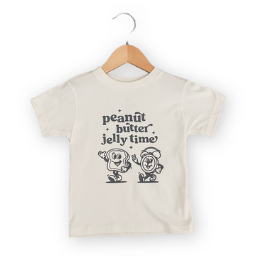 toddler boys t-shirt, toddler boys clothing, toddler boys style, peanut butter jelly time, Playground Originals