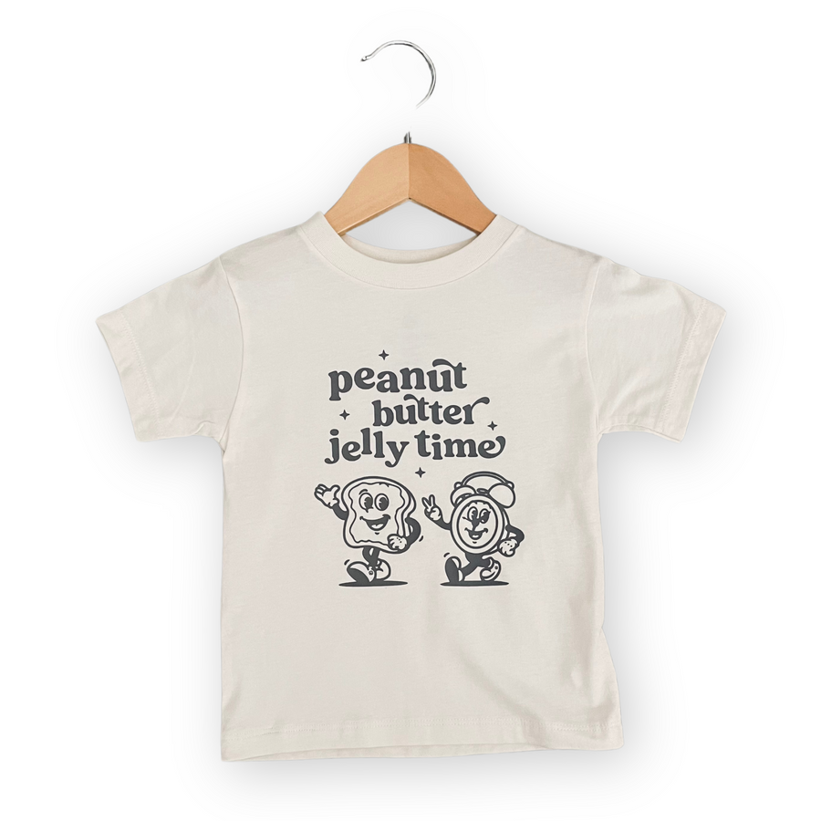 toddler boys t-shirt, toddler boys clothing, toddler boys style, peanut butter jelly time, Playground Originals