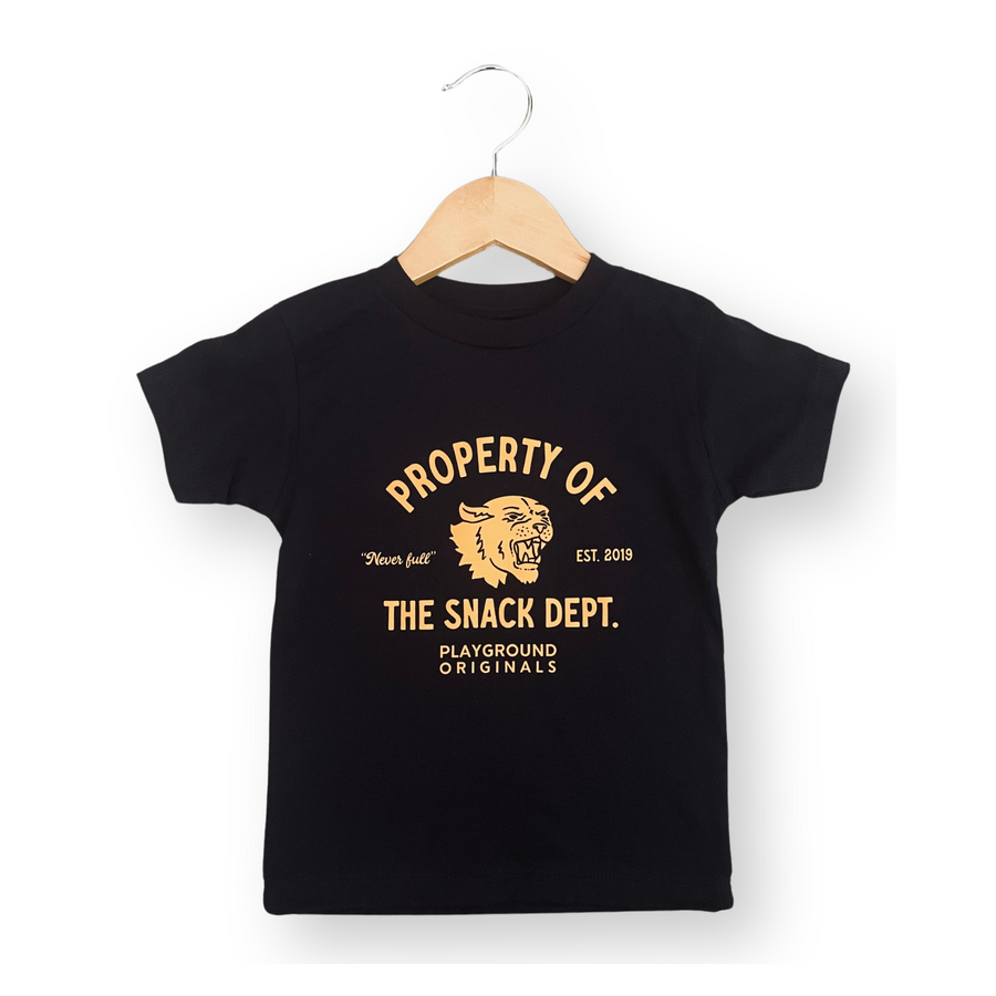 toddler boys t-shirt, toddler boys clothing, toddler boys style, property of snack dept, Playground Originals